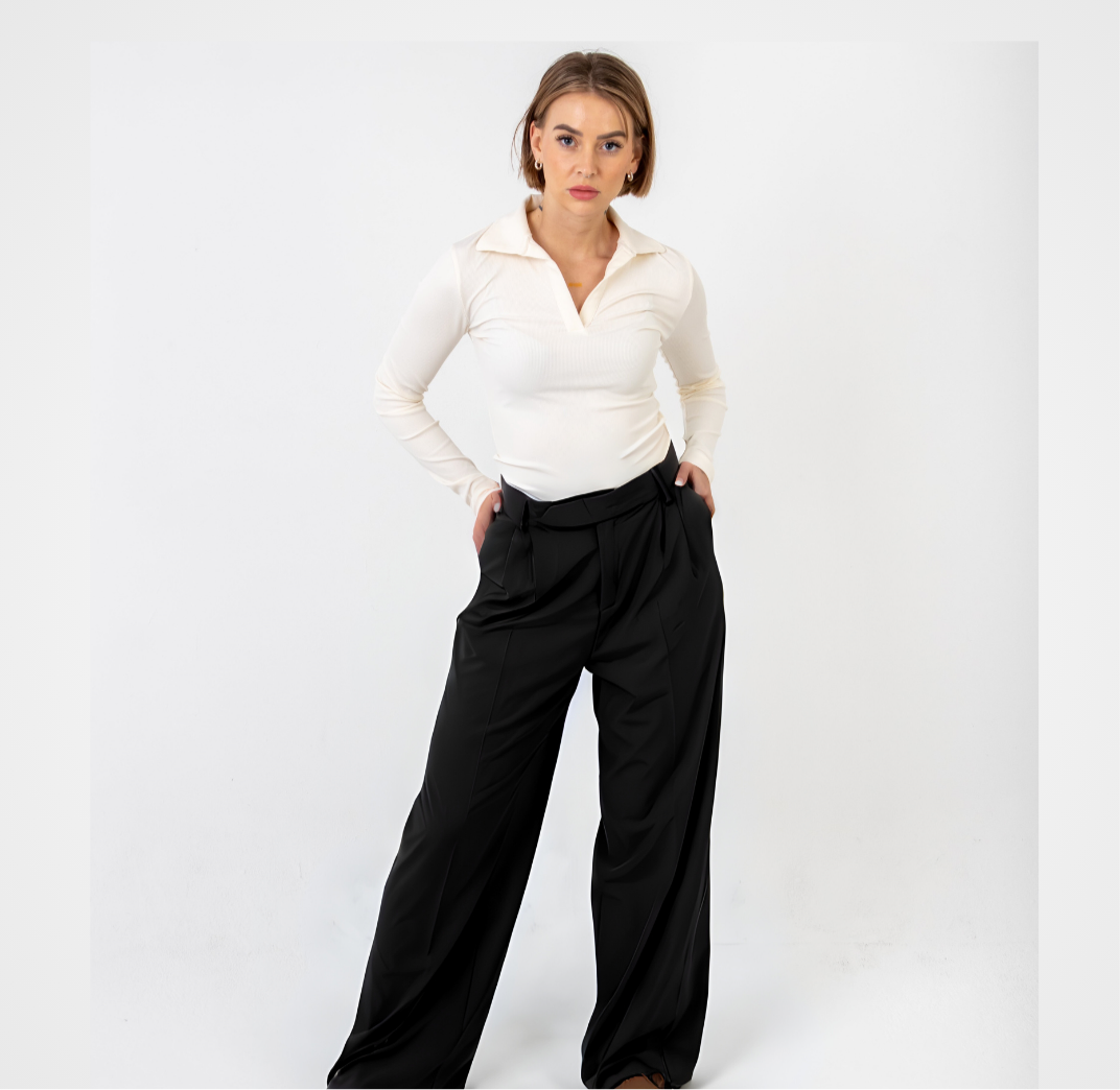 High Waisted Tailored Pants