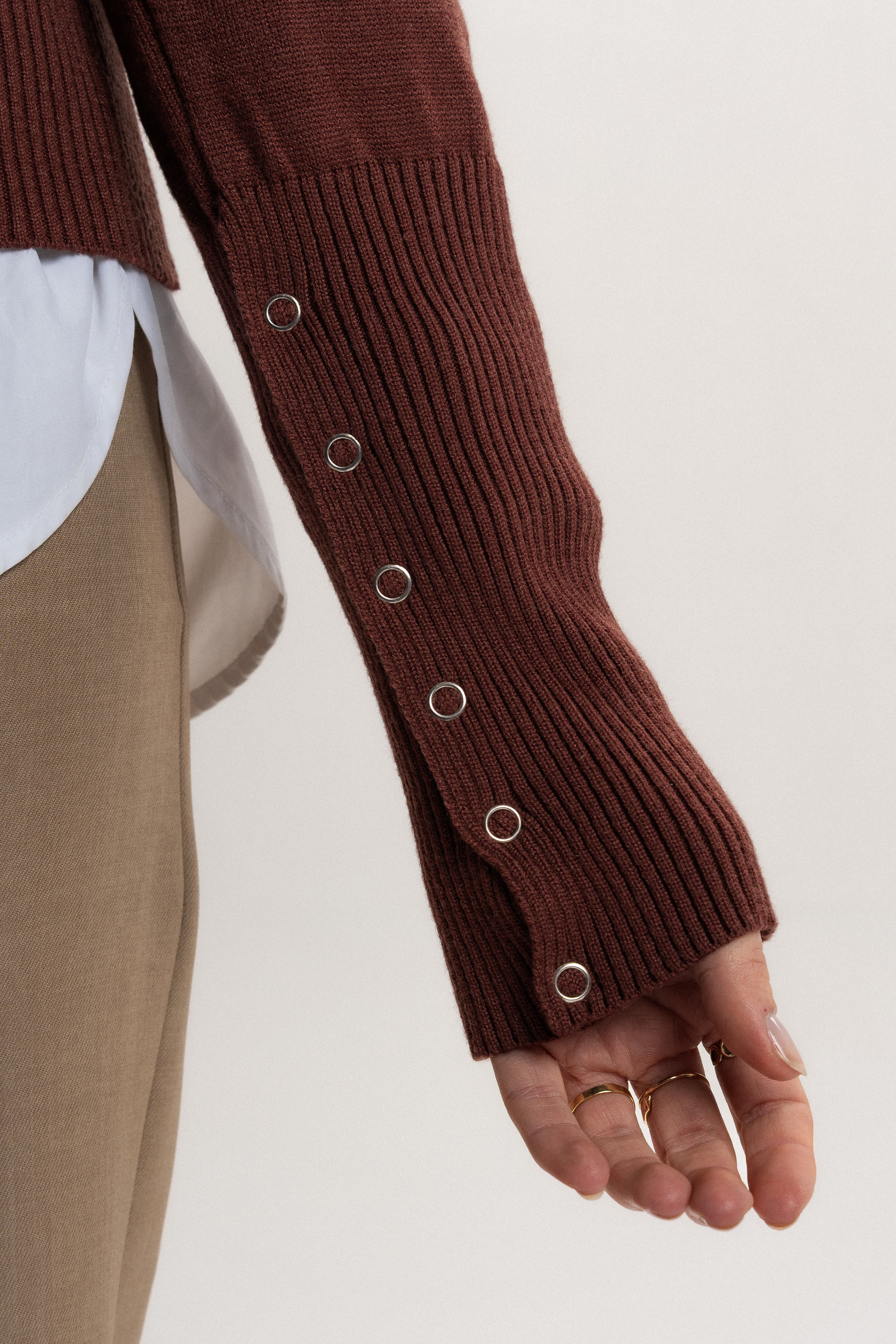 Odessa Cardigan in Espresso