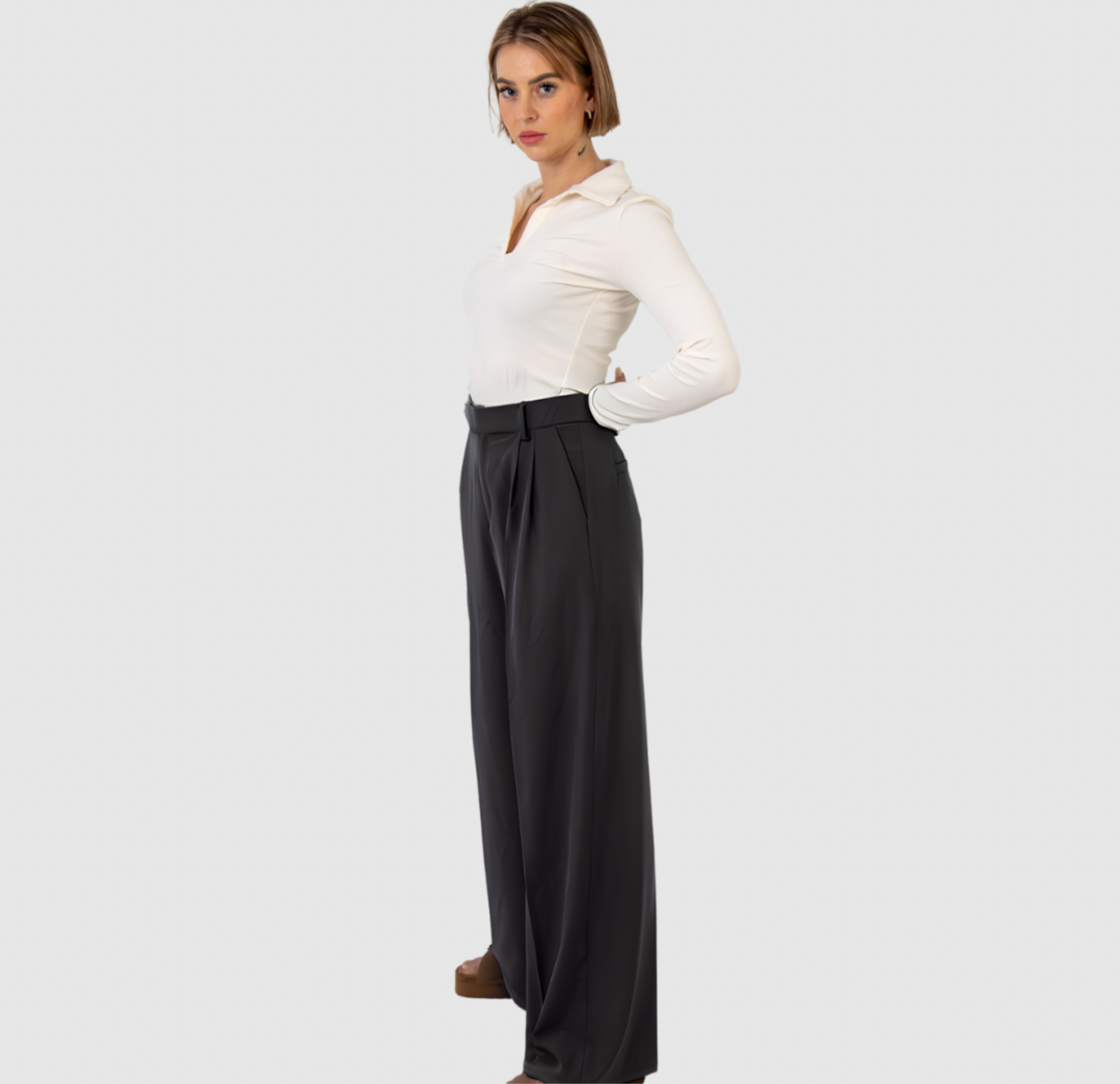 tailored pants in black