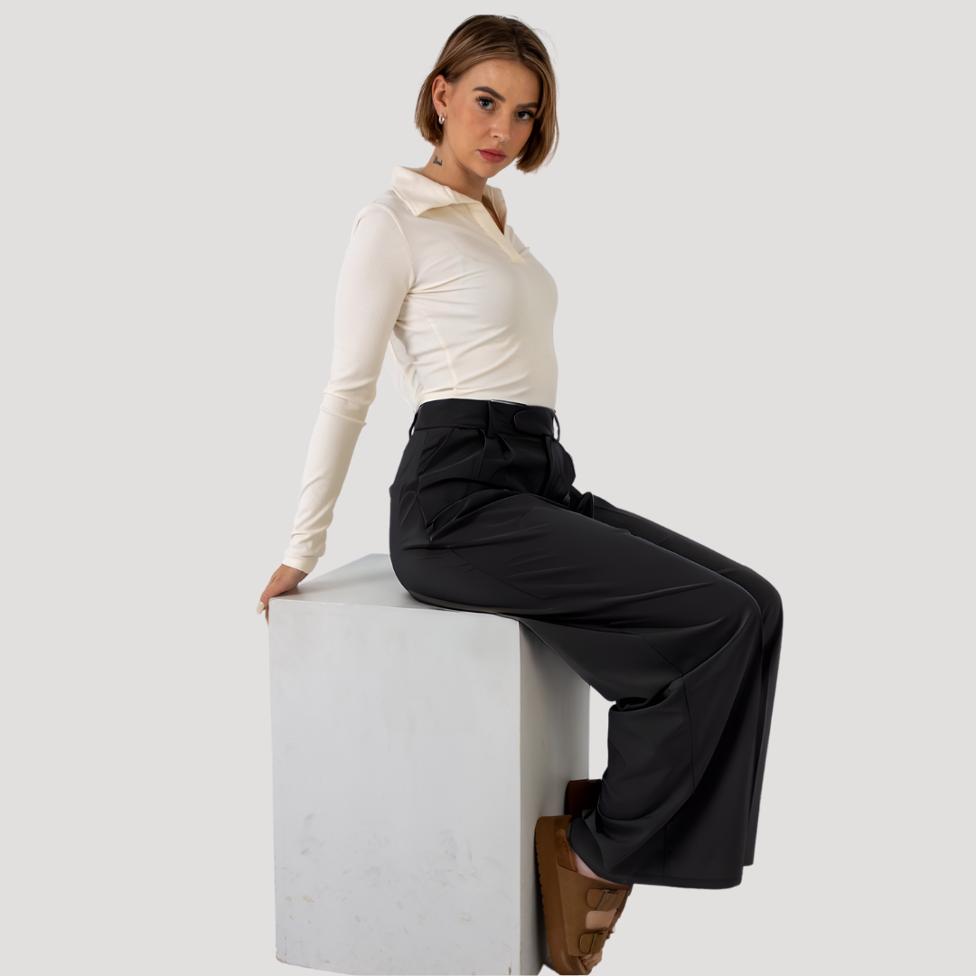 tailored pants in black