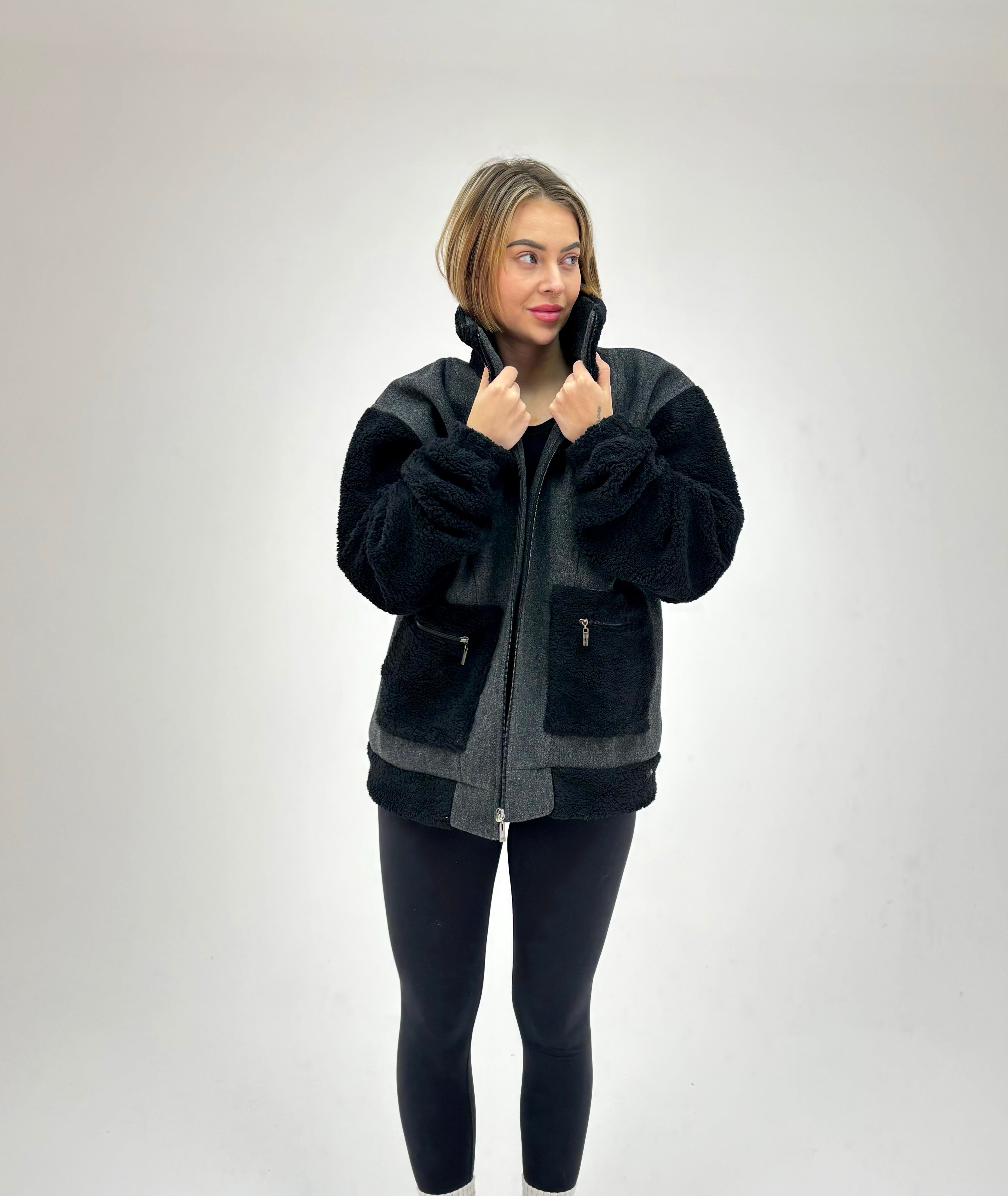 FLEECE FUR JACKET