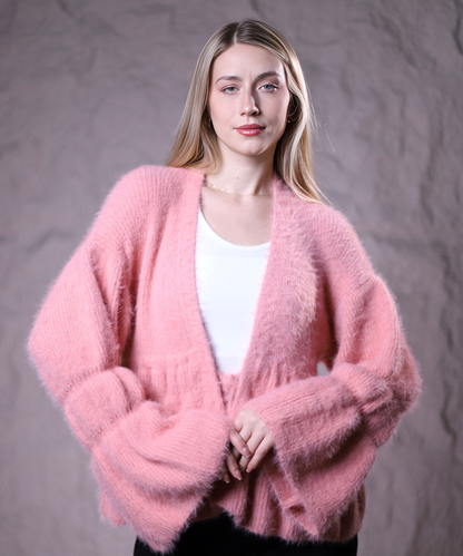 Mystique Cardigan In Baby Pink