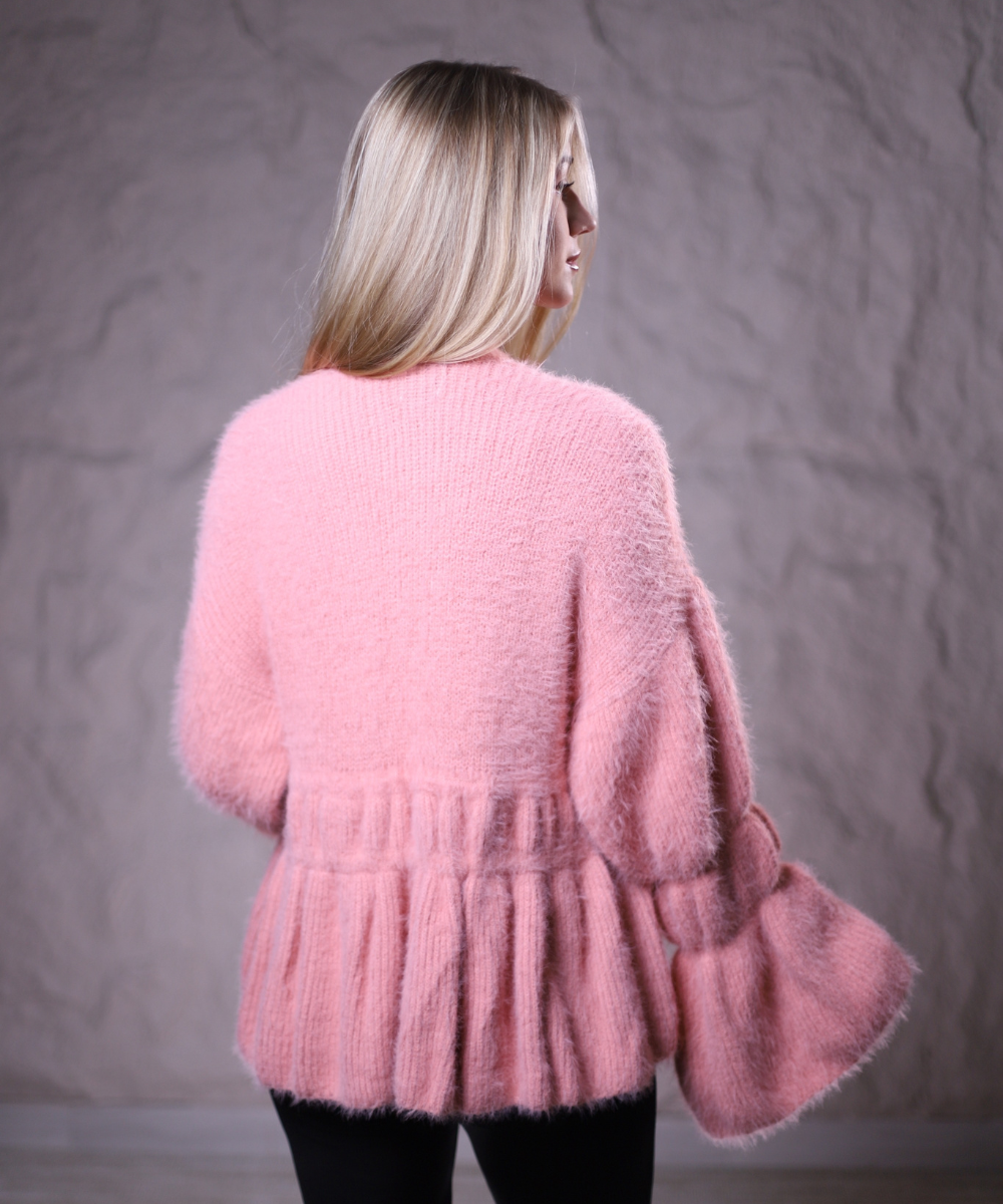 Mystique Cardigan In Baby Pink