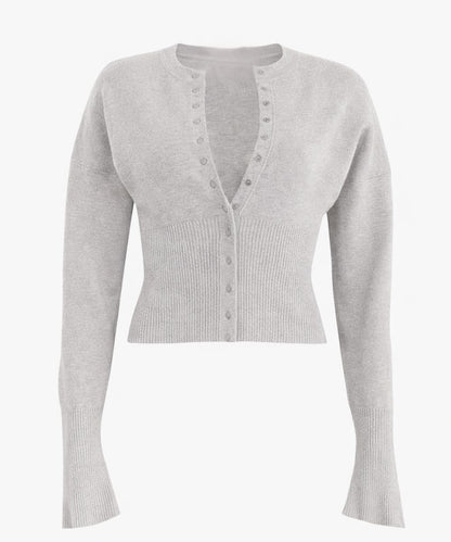 Odessa Cardigan in Grey