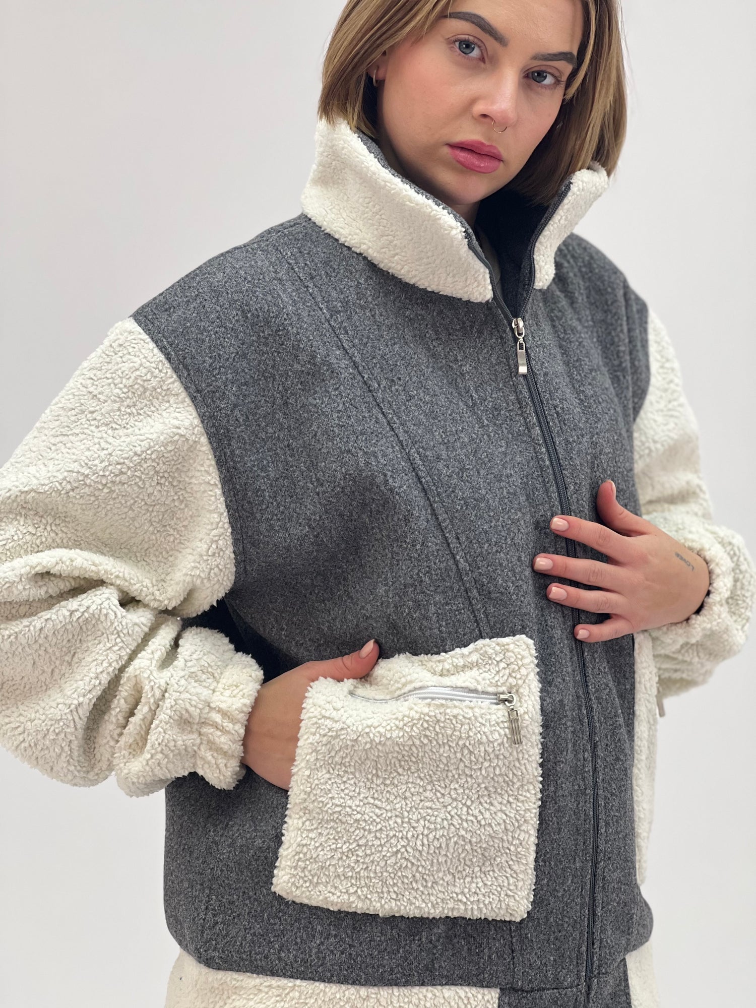 FLEECE FUR JACKET