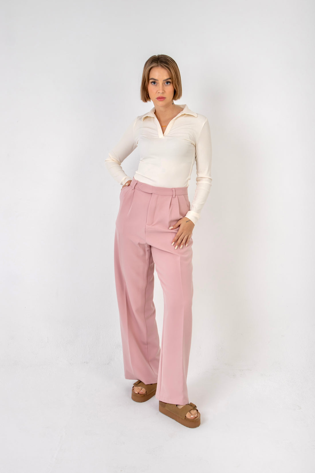 Cashmere Tailored Pants