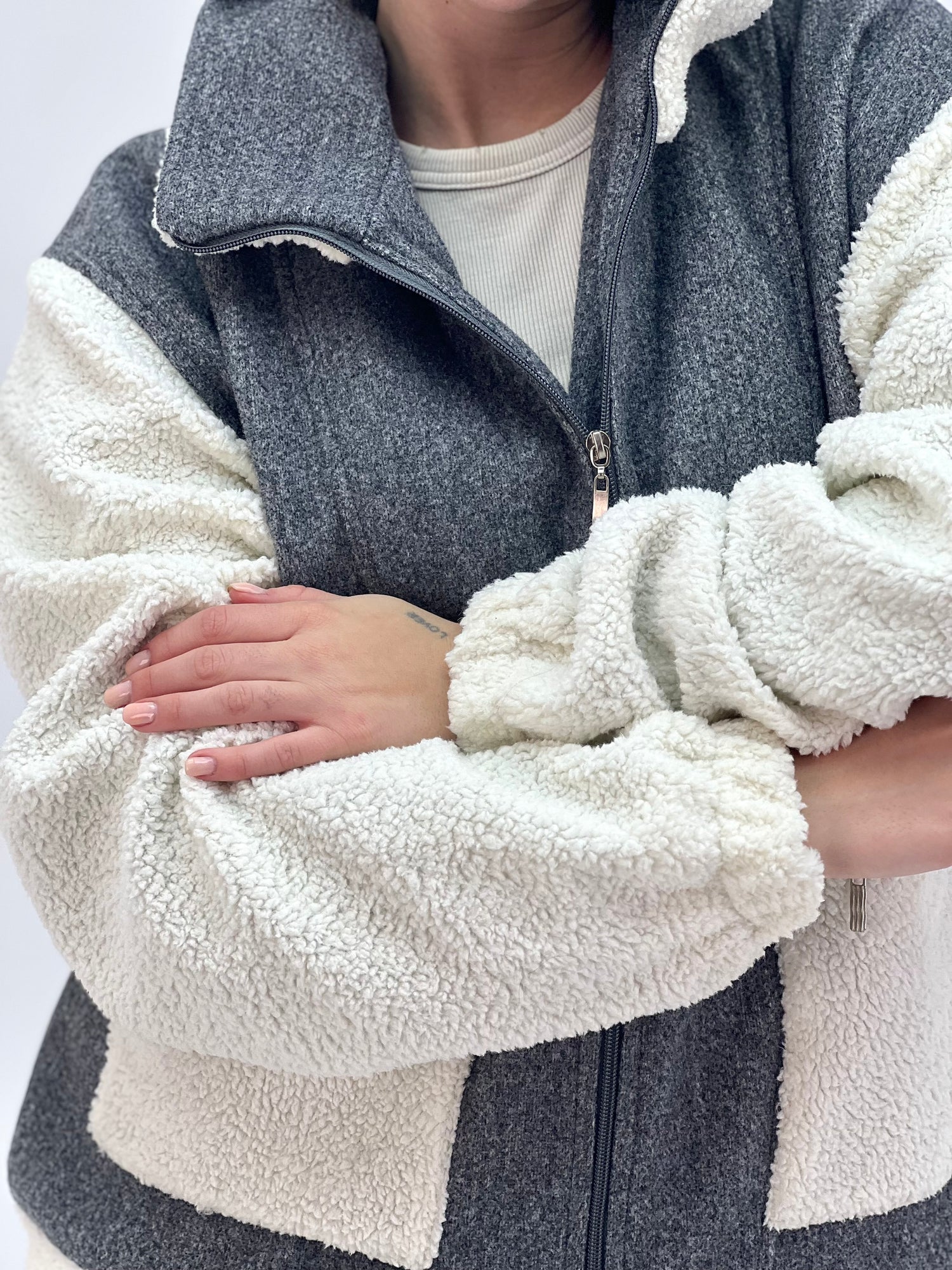 FLEECE FUR JACKET