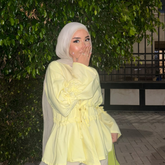 Linen Blouse in yellow
