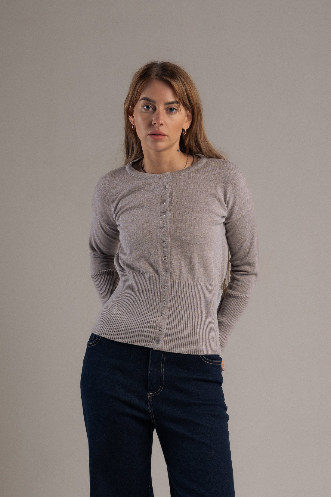 Odessa Cardigan in Grey