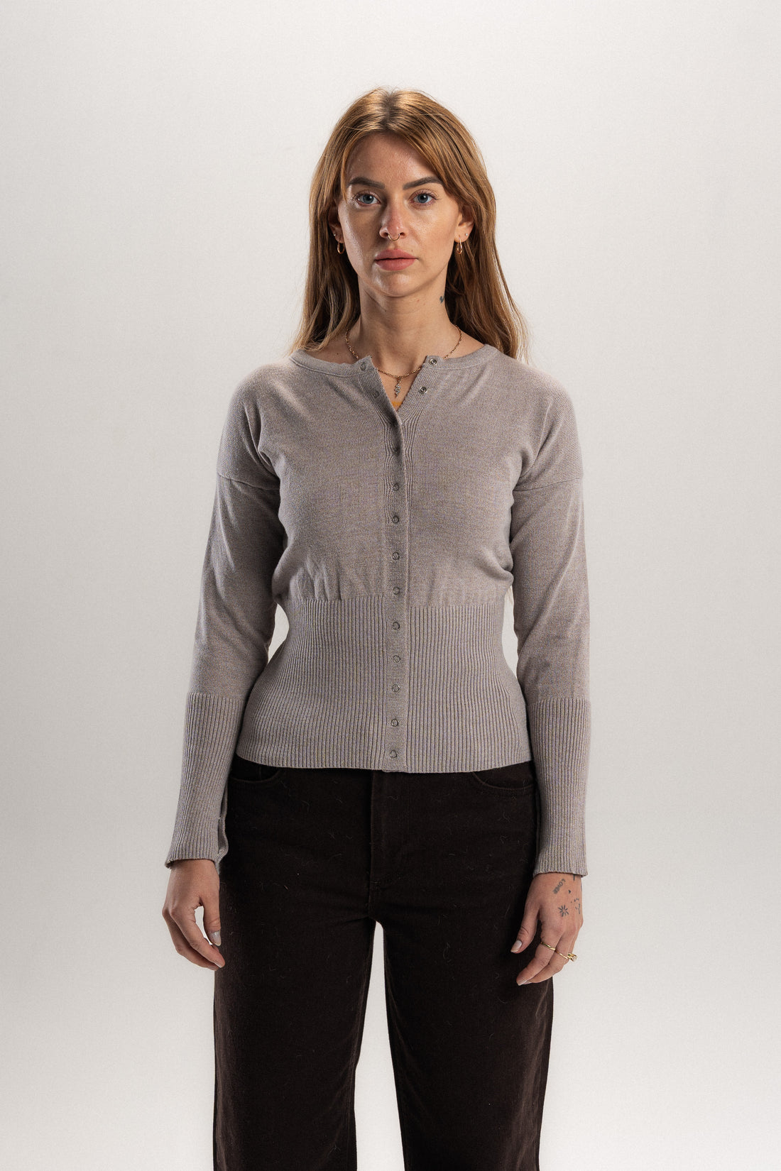 Odessa Cardigan in Grey
