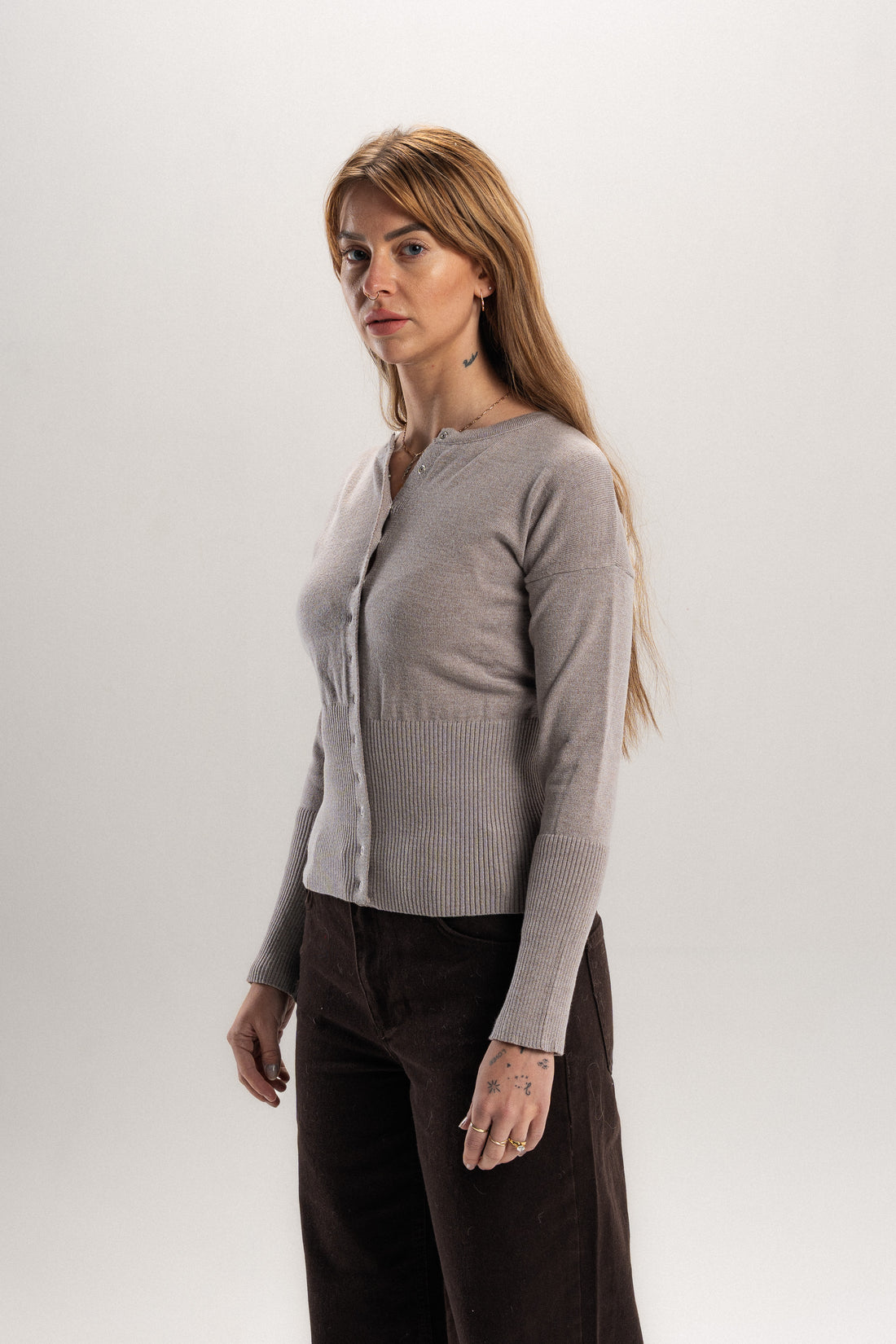 Odessa Cardigan in Grey